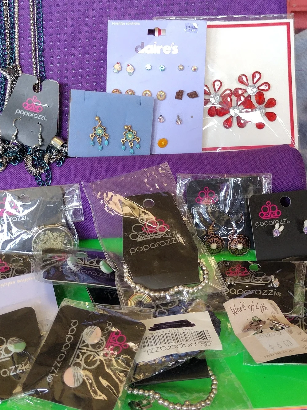 Paparazzi Purple and Red Fashion Jewelry Assortment